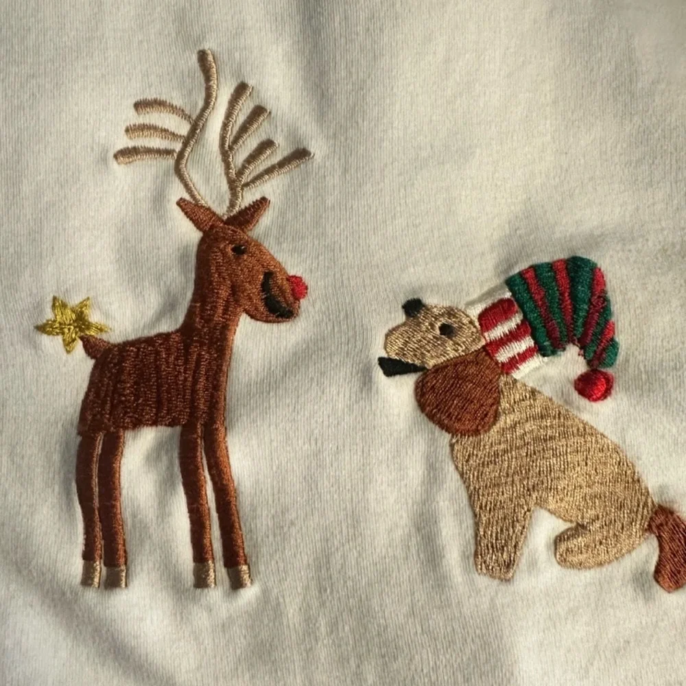 Michael Simon Holiday Embroidered Cardigan - Picture 10 of 13